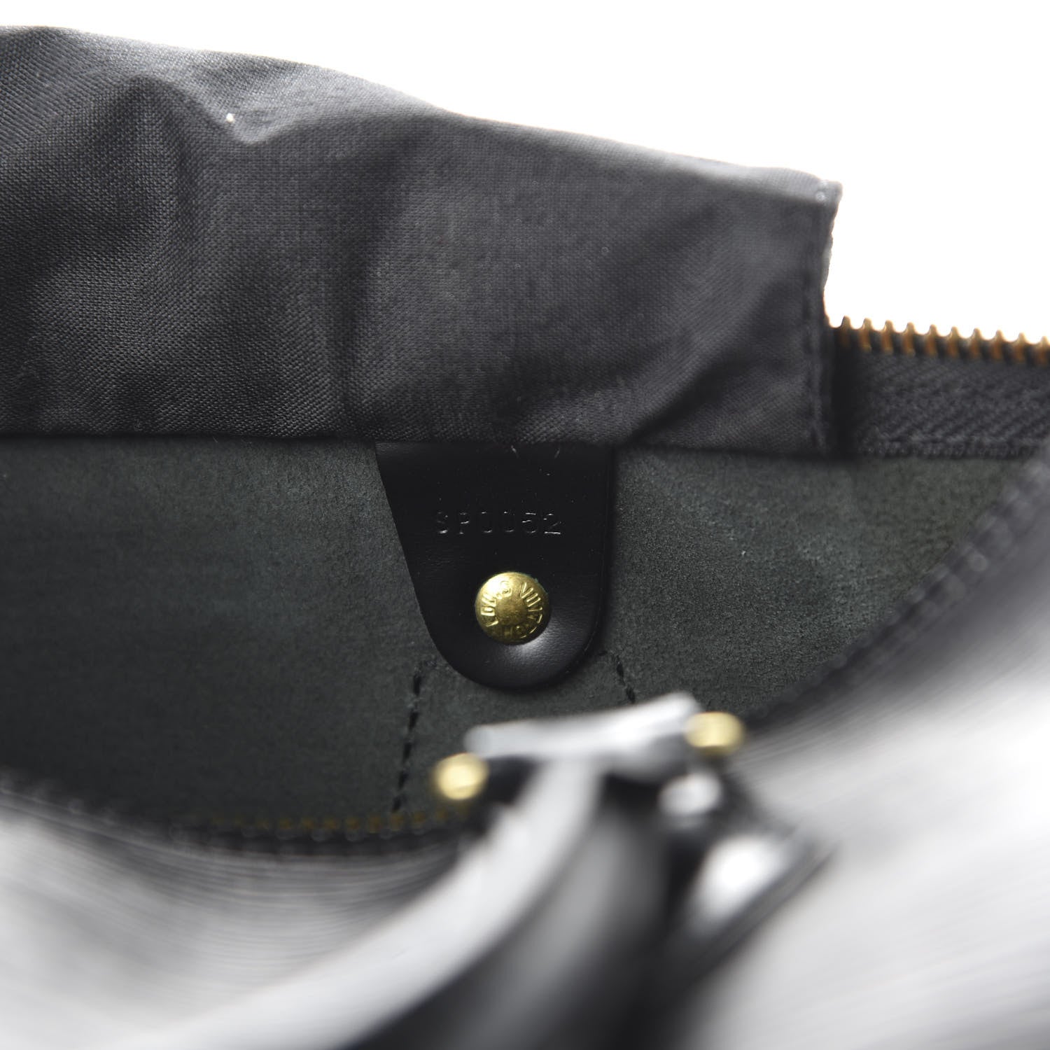 Louis Vuitton Epi Speedy 25 Black 9 of 10