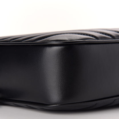 Saint Laurent Calfskin Matelasse Monogram Lou Camera Bag Black 6 of 11