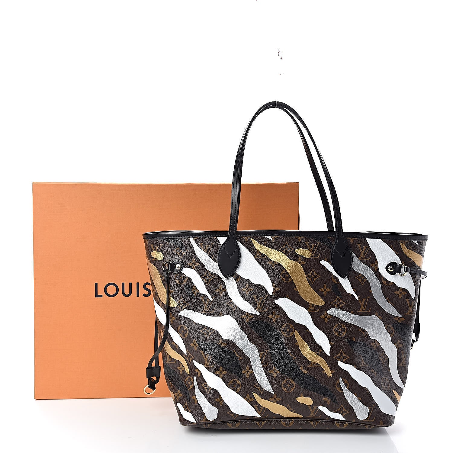 Louis Vuitton X LOL Monogram Neverfull MM Gold Silver 11 of 11