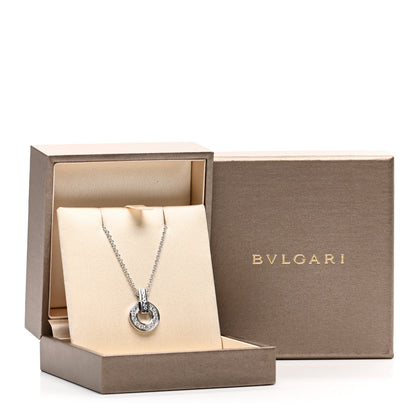 Bulgari 18K White Gold Diamond BVLGARI BVLGARI Pendant Necklace 5 of 5