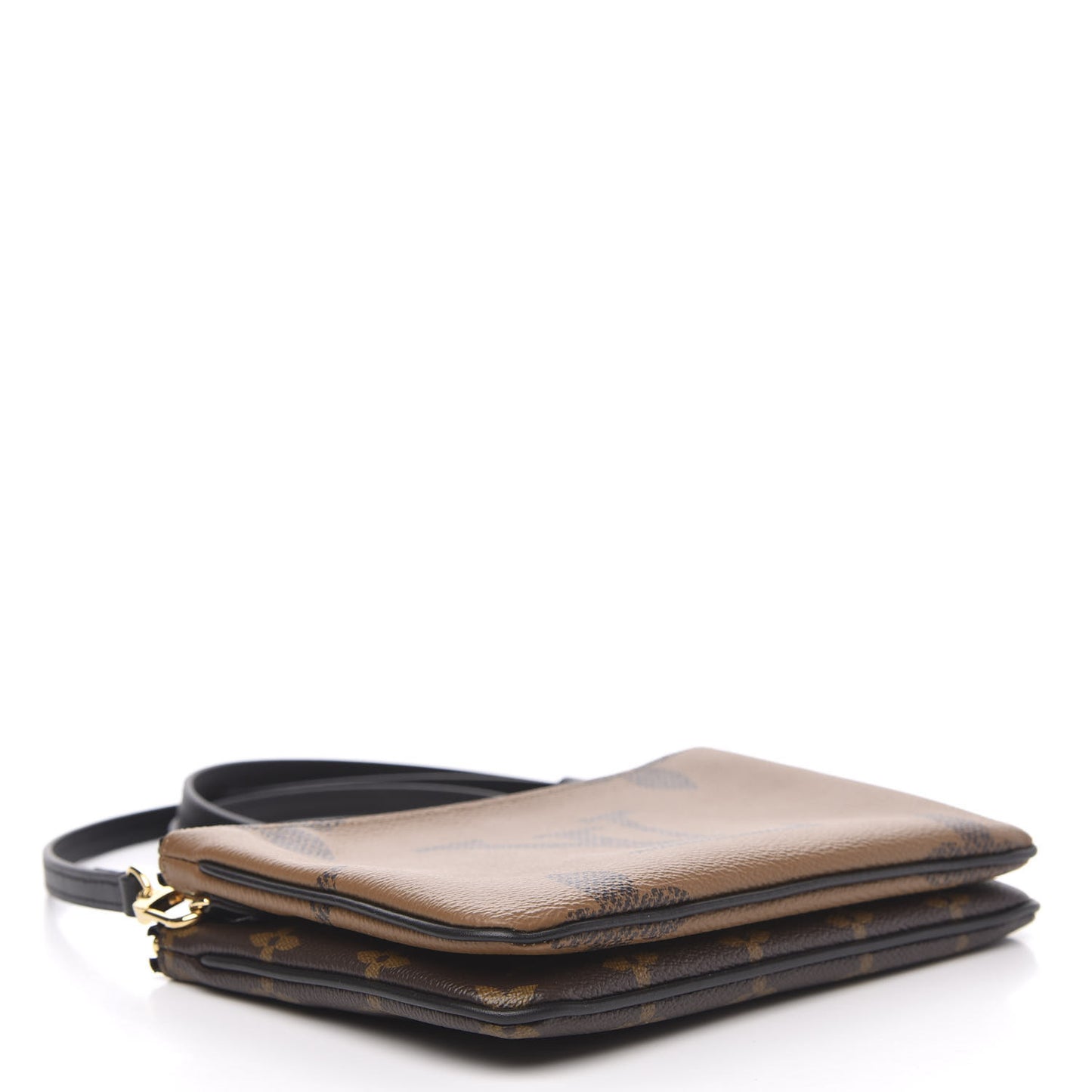 Reverse Monogram Giant Double Zip Pochette