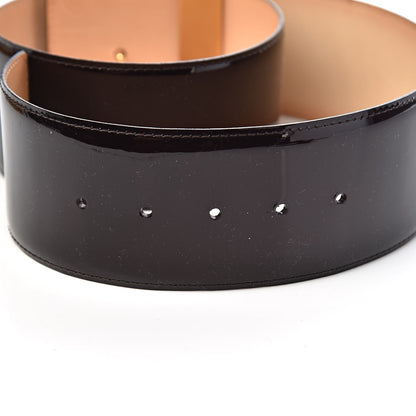 Louis Vuitton Patent LV Initiales Belt 75 30 Amarante 6 of 10