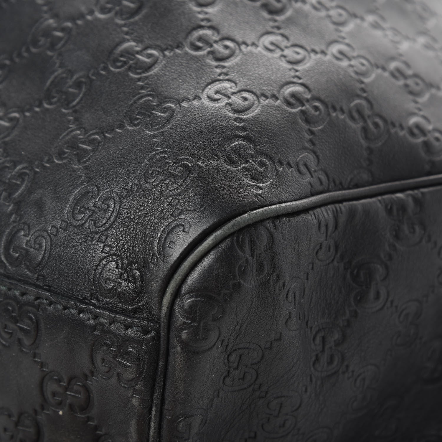 Gucci Guccissima Large Sukey Tote Black 10 of 19