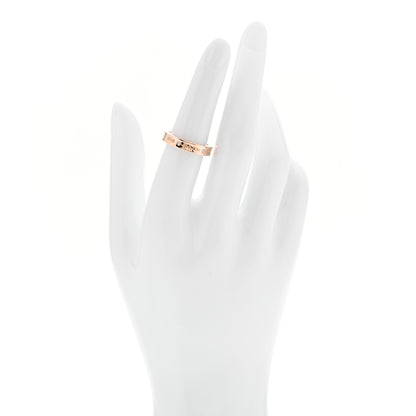 Tiffany 18K Rose Gold Diamond Narrow 1837 Ring 52 6 2 of 5