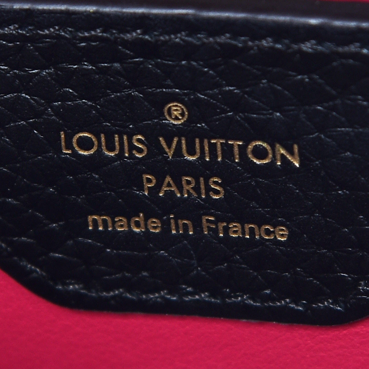 Louis Vuitton Taurillon Capucines BB Black 7 of 8