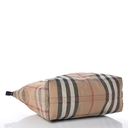 Burberry Shimmer House Check Tote Black 4 of 13