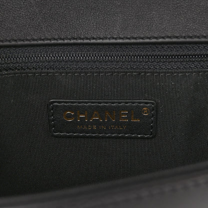 Chanel Lambskin Quilted New Medium Boy Flap Black 6 of 10