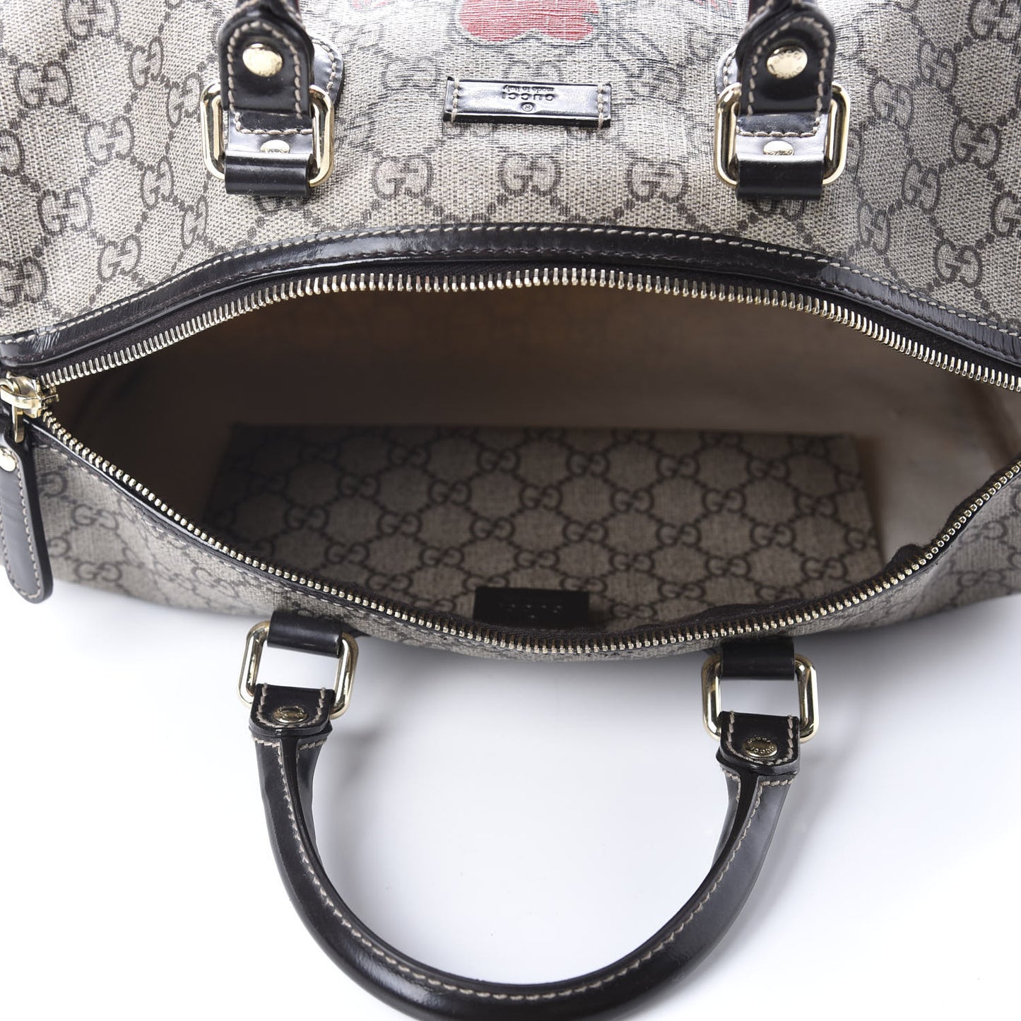 GG Plus Monogram Tattoo Heart Medium Joy Boston Dark Brown