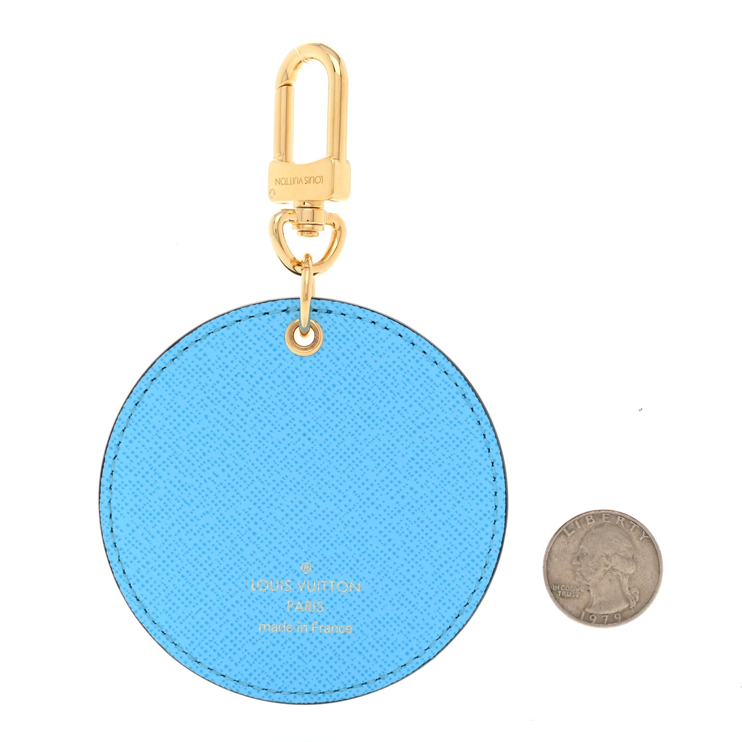 Monogram 2022 Christmas Animation Tokyo Bag Charm Key Ring Blue