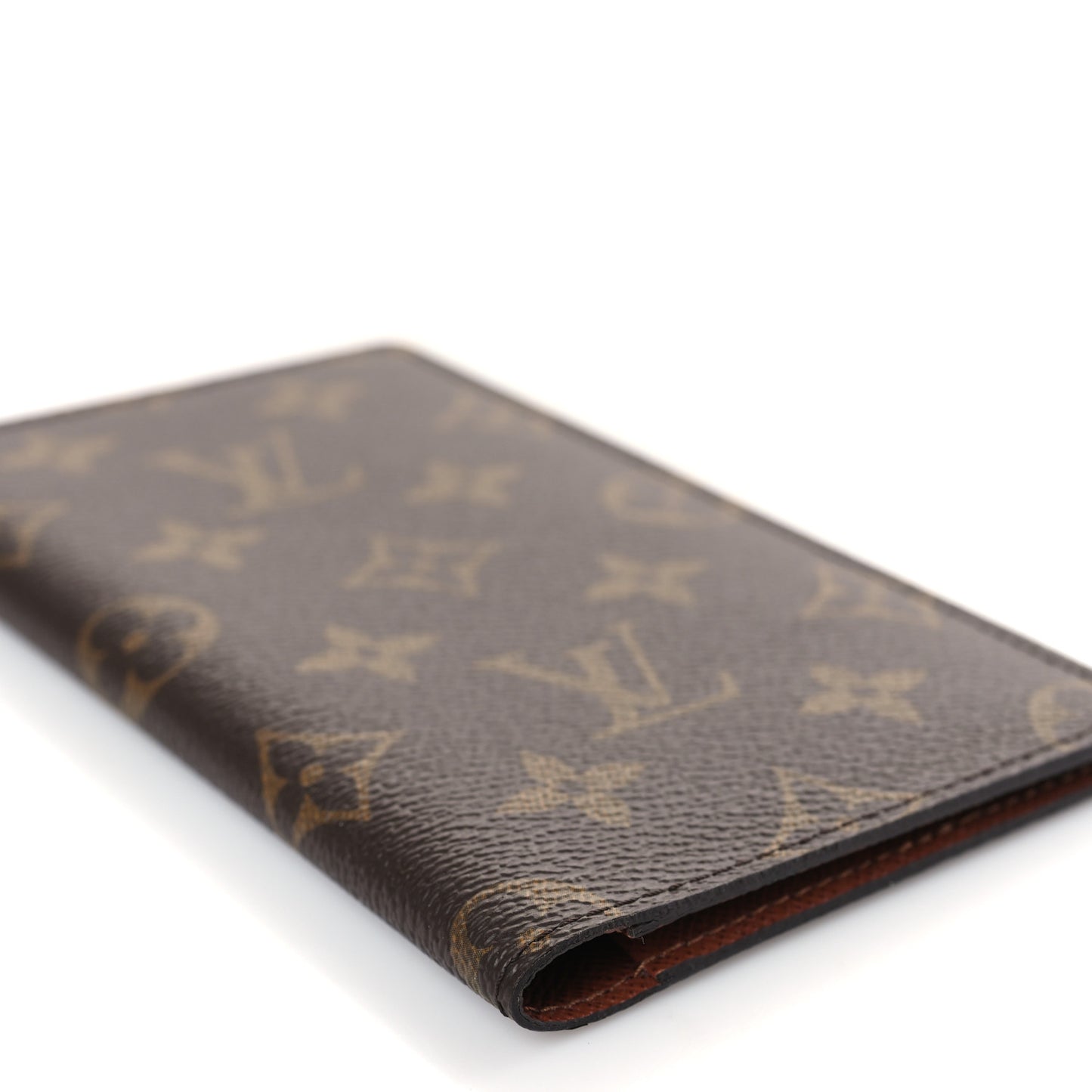 Monogram Checkbook Holder Case Wallet