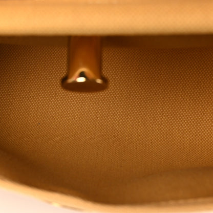 Hermes Military Toile Vache Hunter Herbag Zip Retourne 20 Paille 5 of 11