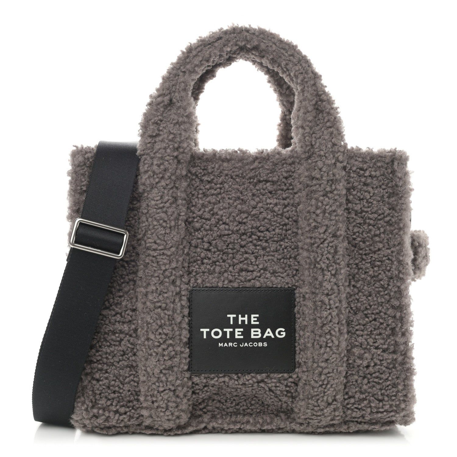 Marc Jacobs Polyester Cotton The Teddy Traveler Tote Bag Grey 1 of 9