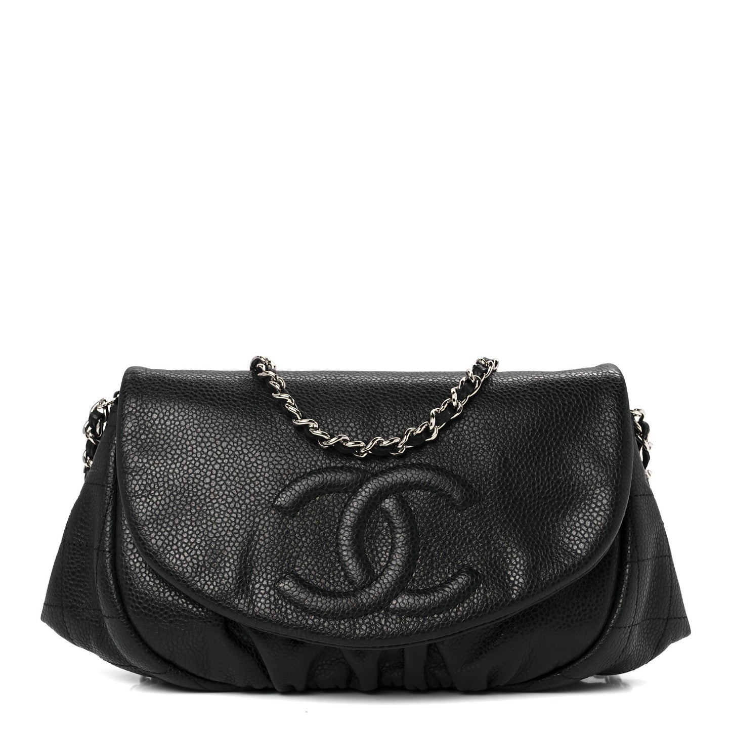 Caviar Half Moon Wallet On Chain WOC Black