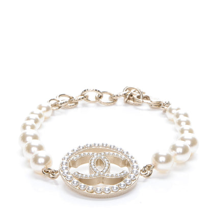 Chanel Pearl CC Bracelet Gold 3 of 7