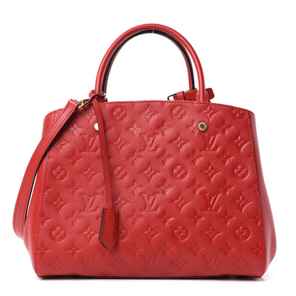 Louis Vuitton Empreinte Montaigne MM Cherry 1 of 9