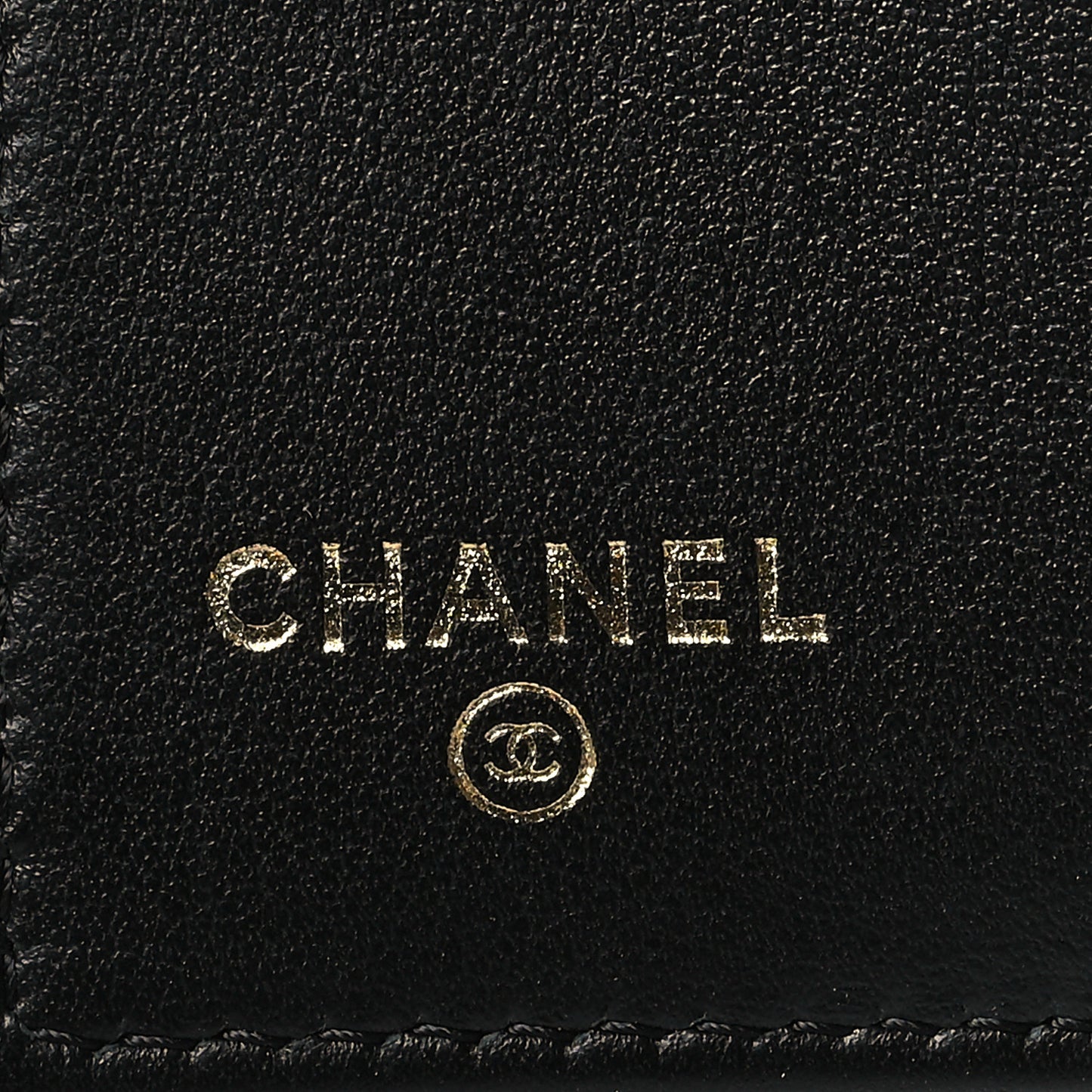 Caviar Quilted Small Boy Flap Wallet Black