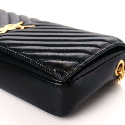 Saint Laurent Lambskin Matelasse Monogram Kate 99 Black 9 of 9