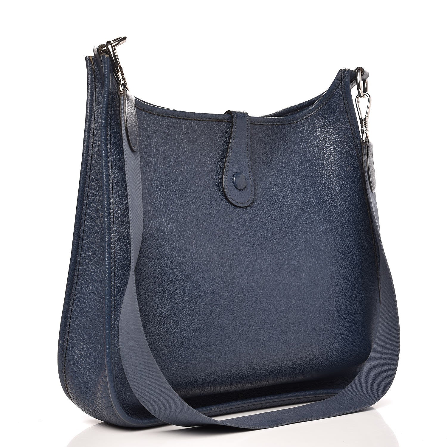 Hermes Buffle Skipper Evelyne GM Bleu Saphir 3 of 14