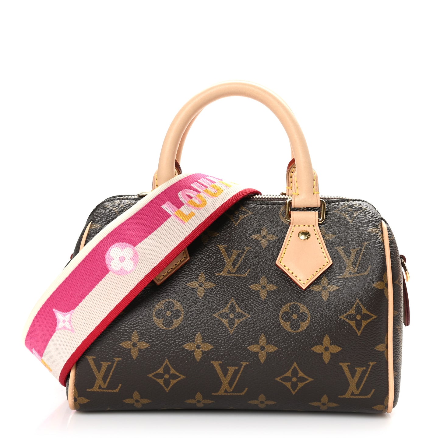 Monogram Speedy Bandouliere 20 Fuchsia