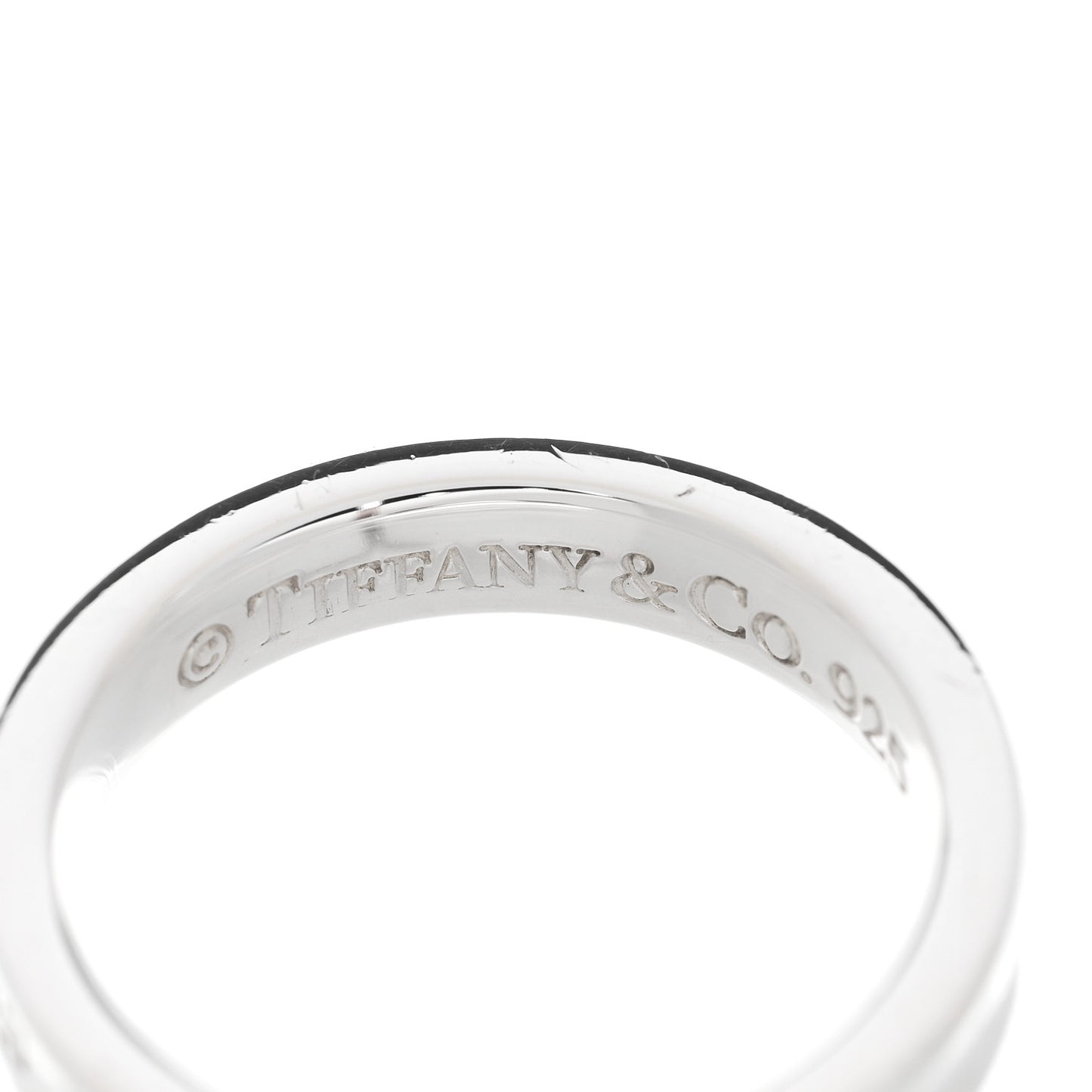 Sterling Silver Narrow 1837 Band Ring 51 5.75