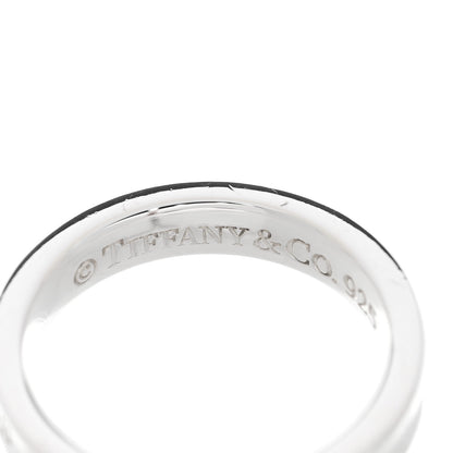 Tiffany Sterling Silver Narrow 1837 Band Ring 51 5.75 4 of 4