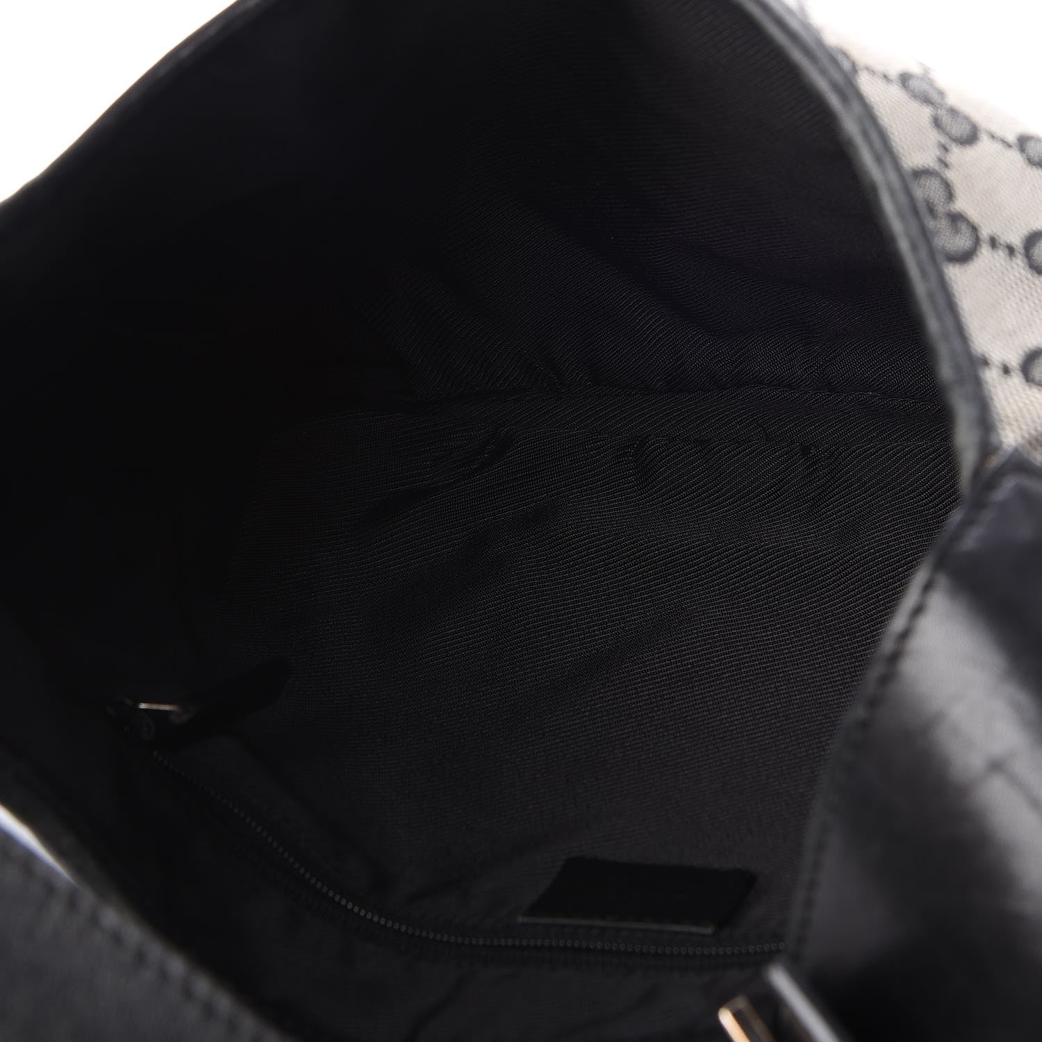 Gucci Denim Monogram Small Jackie O Hobo Black 5 of 15
