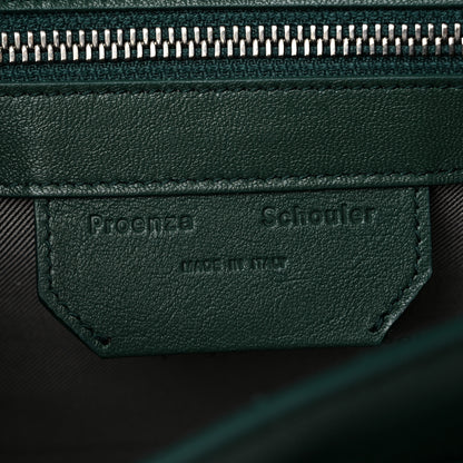 Proenza Schouler Lambskin Tiny PS1 Satchel Dark Teal 6 of 8