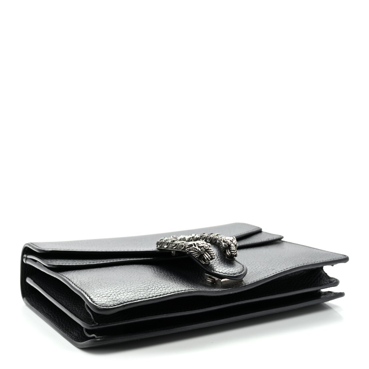 Gucci Pebbled Calfskin Small Dionysus Shoulder Bag Black 4 of 11