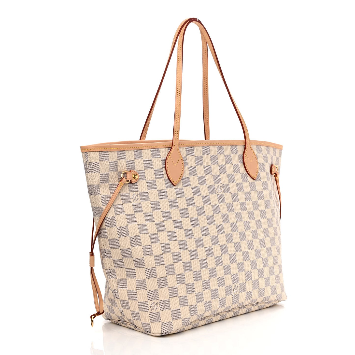 Damier Azur Neo Neverfull MM Rose Ballerine