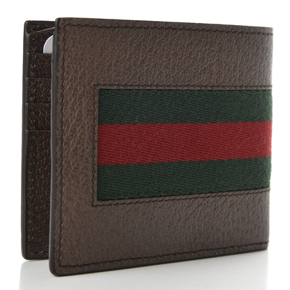 Gucci Calfskin Loved Web Wallet Brown 3 of 7