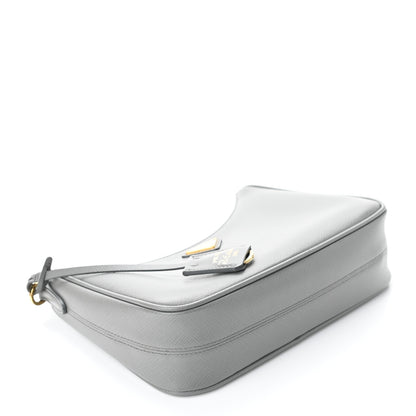 Prada Saffiano Re-Edition 2005 Shoulder Bag Ardesia 4 of 10