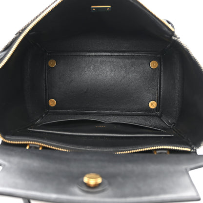 Celine Cotton Canvas Calfskin Mini Belt Bag Black 5 of 13