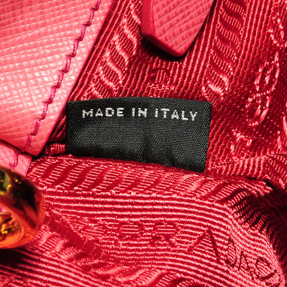 Prada Saffiano Lux Medium Double Zip Tote Tamaris 10 of 10
