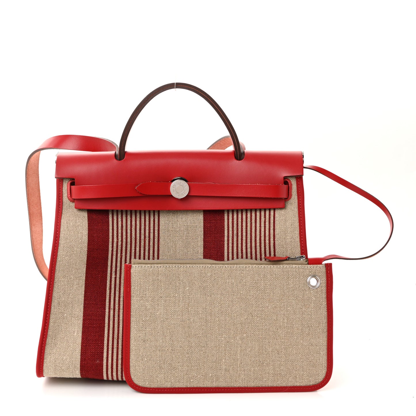 Vache Hunter Toile H Vibration Herbag Zip 31 PM Bordeaux Ficelle Rouge Piment
