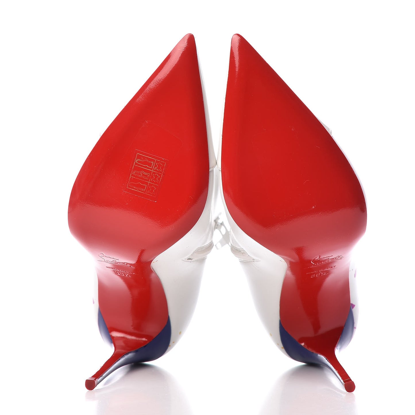 Calfskin In Love 100 Booties 38.5 White