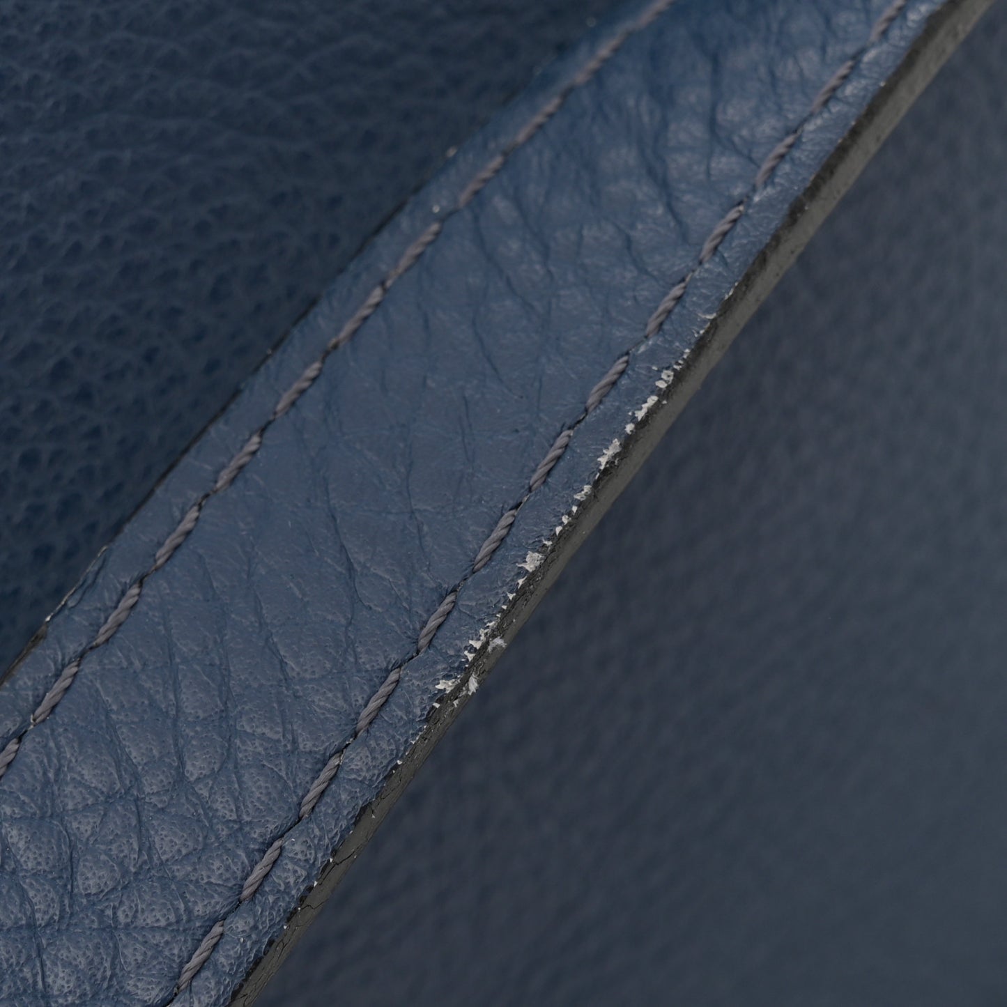Calfskin Medium Marcie Satchel Royal Navy