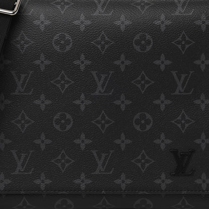 Louis Vuitton Monogram Eclipse District PM Black 7 of 9