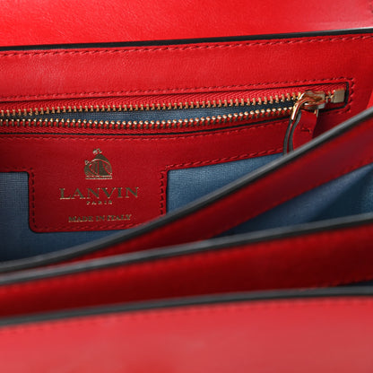 Lanvin Smooth Calfskin Small Jiji Shoulder Bag Red 8 of 10