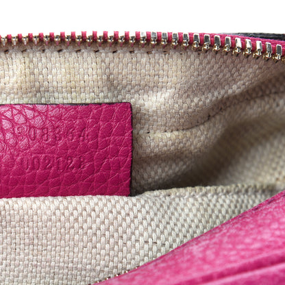 Gucci Cellarius Calfskin Small Soho Disco Bag Bright Bouganville 7 of 10