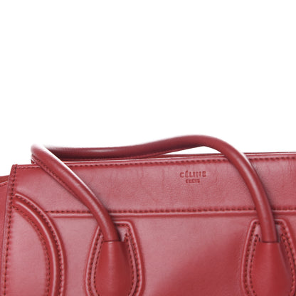 Celine Supple Calfskin Medium Phantom Luggage Red 15 of 19