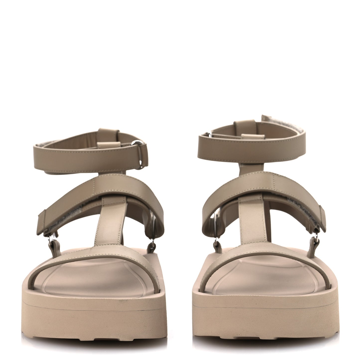 Calfskin Womens Enid Sandals 41 Argile