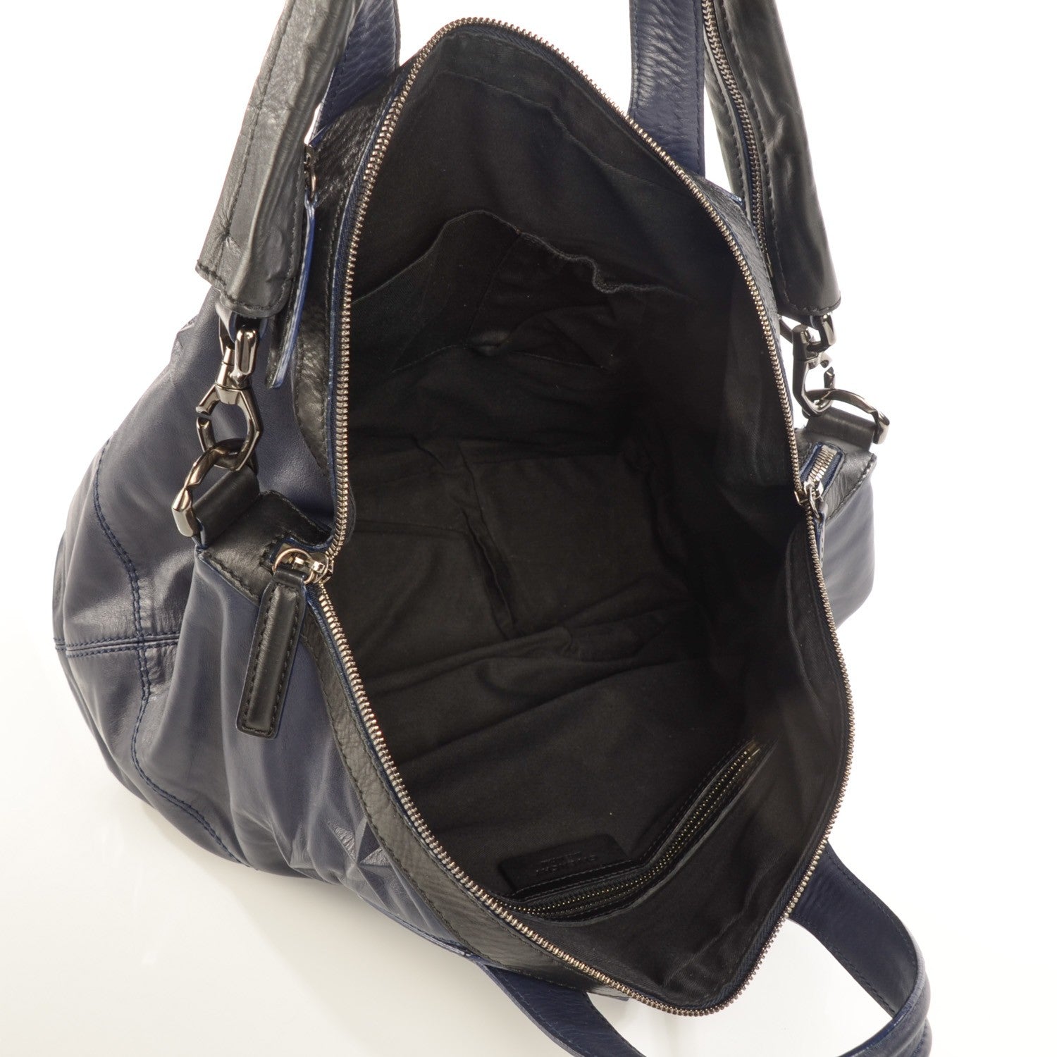 Givenchy Calfskin Star Embossed Studded Medium Nightingale Navy Black 5 of 9
