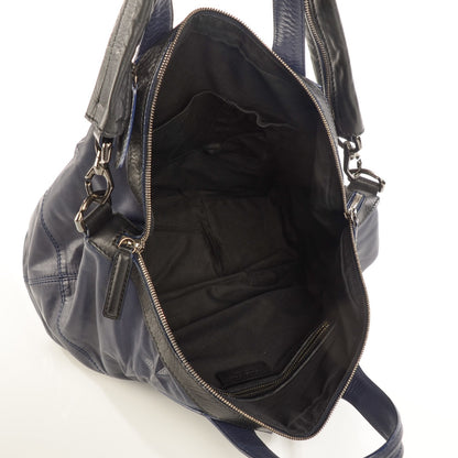 Givenchy Calfskin Star Embossed Studded Medium Nightingale Navy Black 5 of 9