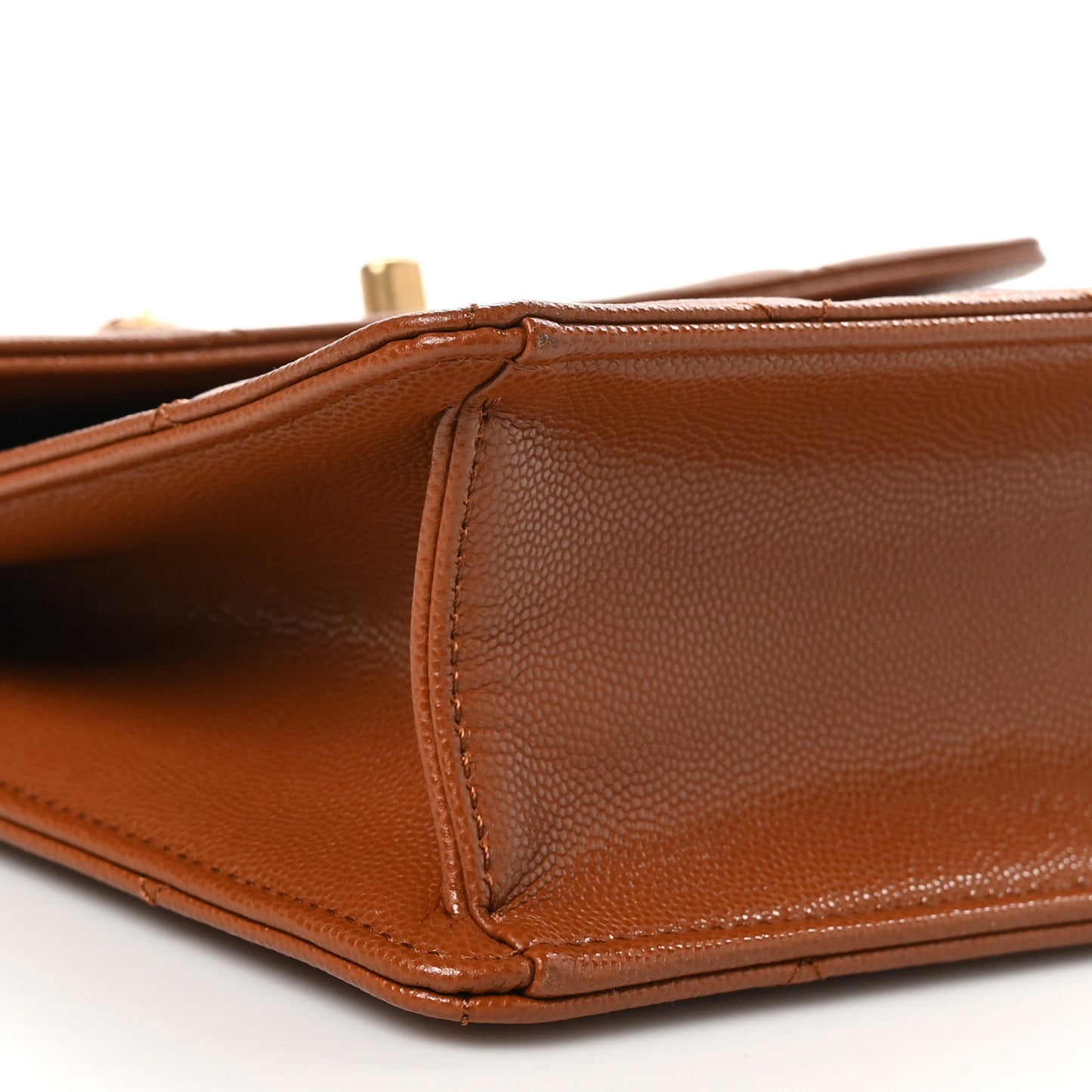 Caviar Quilted Multi Chain Backpack Light Brown