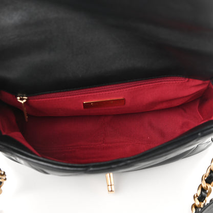 Chanel Goatskin Quilted Medium Chanel 19 Flap Black 5 of 11