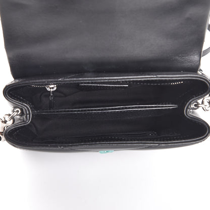 Saint Laurent Calfskin Y Quilted Monogram Toy Loulou Crossbody Bag Black 5 of 8