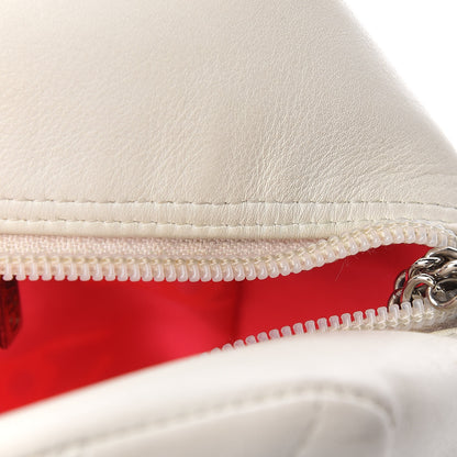 Chanel Calfskin Quilted Large Cambon Bowler White Black 14 of 14