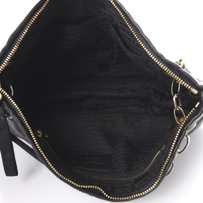 Lanvin Lambskin Quilted Medium Amalia Shoulder Bag Black 4 of 9