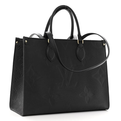 Louis Vuitton Empreinte Monogram Giant Onthego MM Black 4 of 10