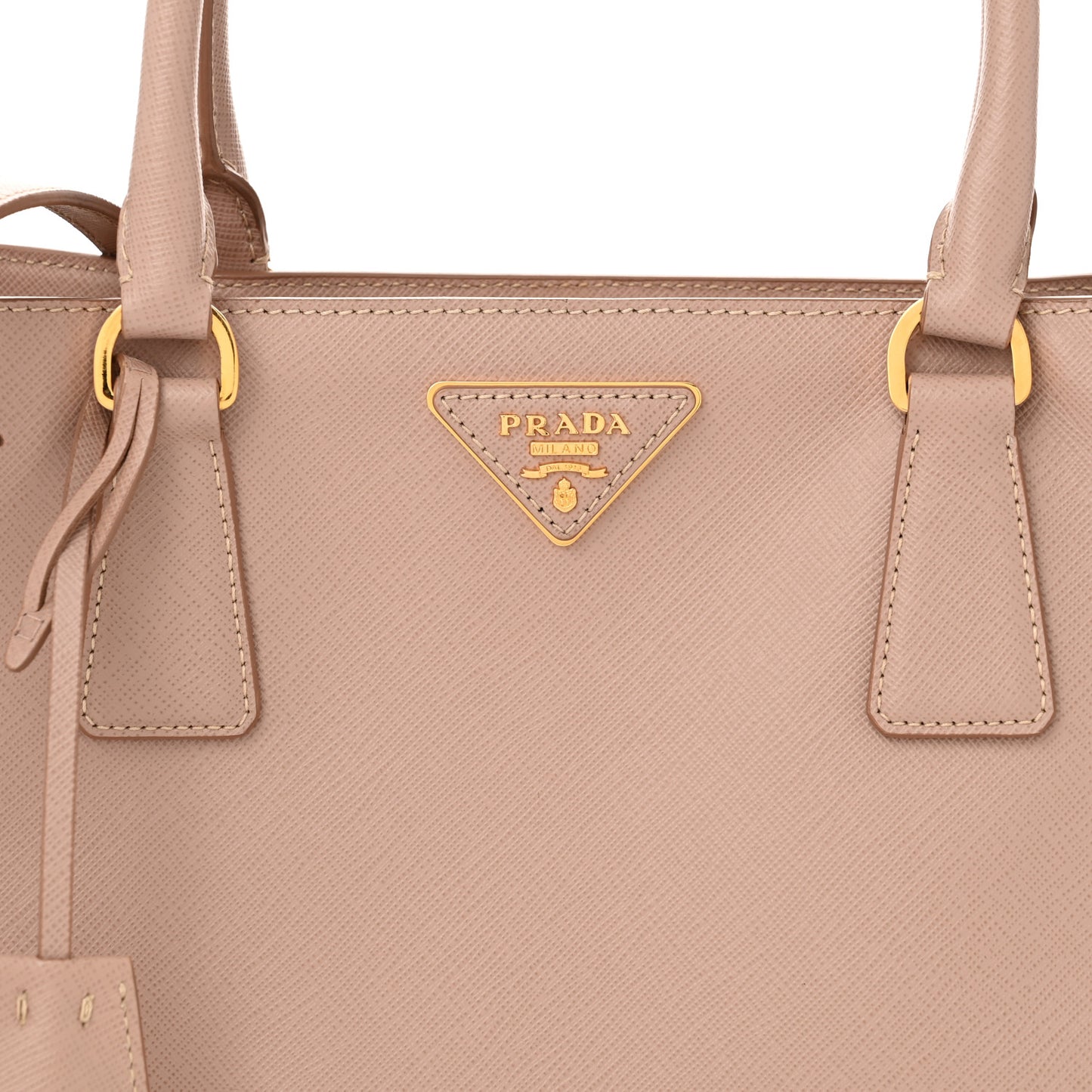 Saffiano Medium Galleria Double Zip Tote Cammeo